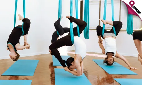 Aerial Yoga at Yoga Hi!
